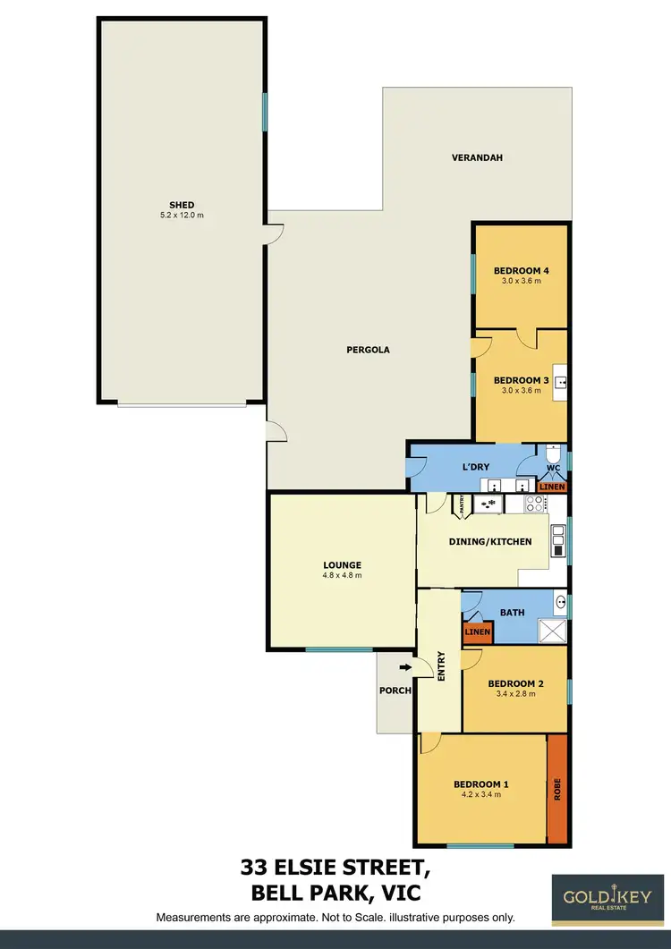 Floorplan of Homely house listing, 33 Elsie Street, Bell Park VIC 3215