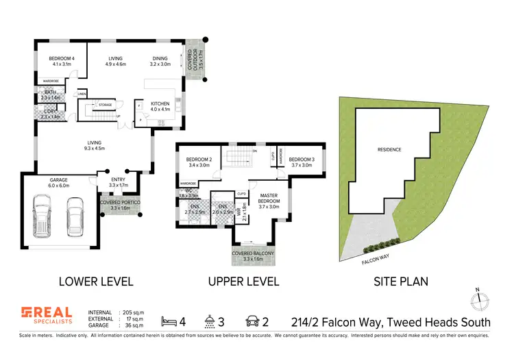 Floorplan of Homely house listing, House 214/2 Falcon Way, Tweed Heads South NSW 2486
