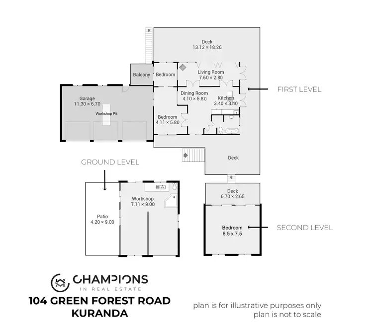 Floorplan of Homely house listing, 104 Green Forest Road, Kuranda QLD 4881