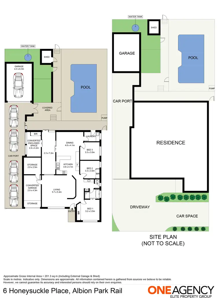 Floorplan of Homely house listing, 6 Honeysuckle Place, Albion Park Rail NSW 2527
