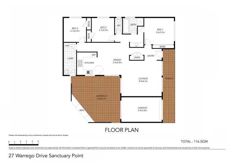 Floorplan of Homely house listing, 27 Warrego Drive, Sanctuary Point NSW 2540