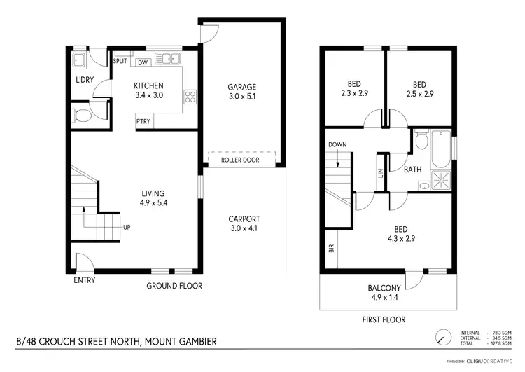 Floorplan of Homely unit listing, 8/48 Crouch Street North, Mount Gambier SA 5290