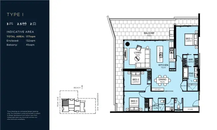 Floorplan of Homely apartment listing, Address available on request
