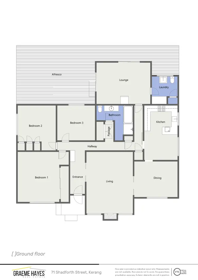 Floorplan of Homely house listing, 71 Shadforth Street, Kerang VIC 3579
