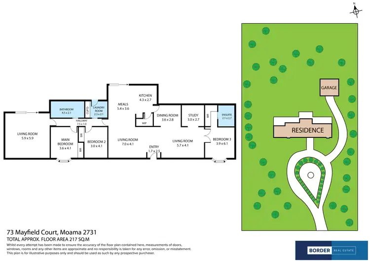 Floorplan of Homely house listing, 73 Mayfield Court, Moama NSW 2731