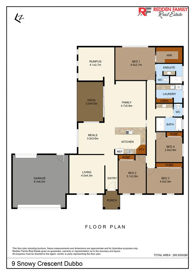 Floorplan of Homely house listing, 9 Snowy Crescent, Dubbo NSW 2830