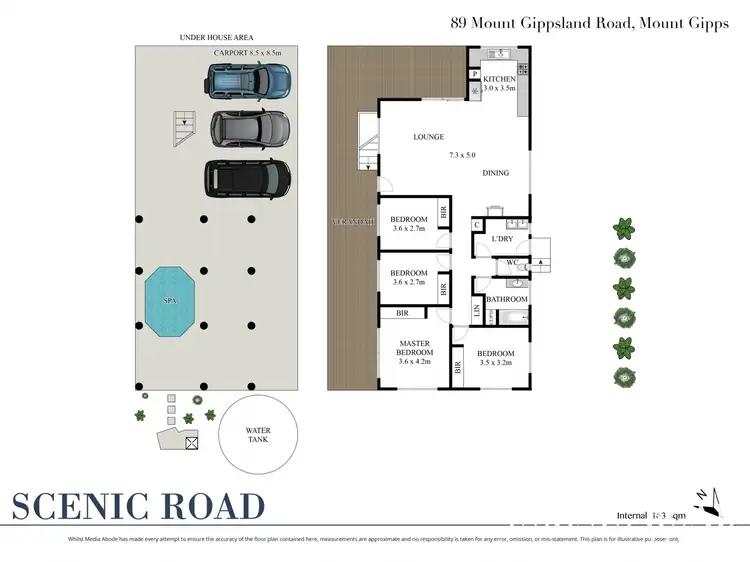 Floorplan of Homely rural property listing, 89 Mount Gipps Road, Mount Gipps QLD 4285