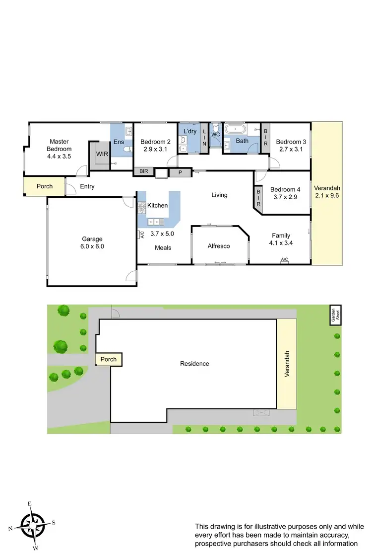 Floorplan of Homely house listing, 11 Pandora Drive, Cranbourne West VIC 3977