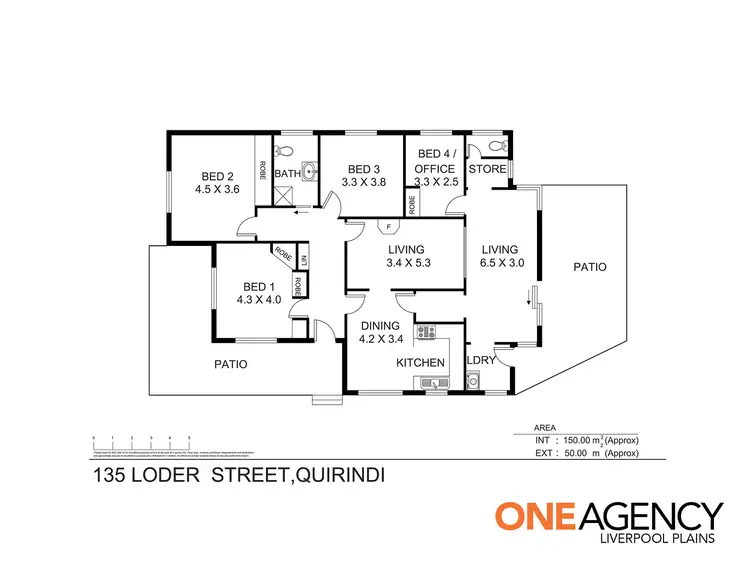 Floorplan of Homely house listing, 135 Loder Street, Quirindi NSW 2343