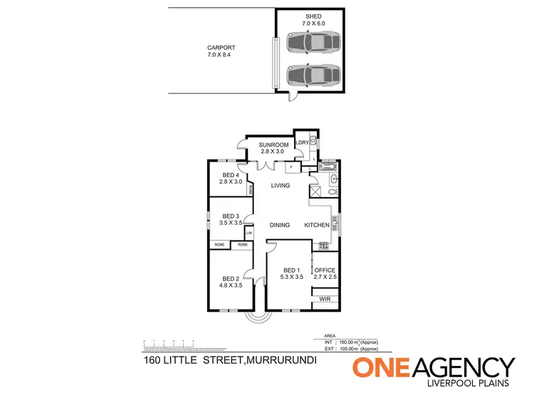 Floorplan of Homely house listing, 160 Little Street, Murrurundi NSW 2338