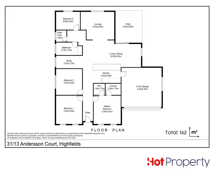 Floorplan of Homely house listing, Lot 31/13 Andersson Court, Highfields QLD 4352
