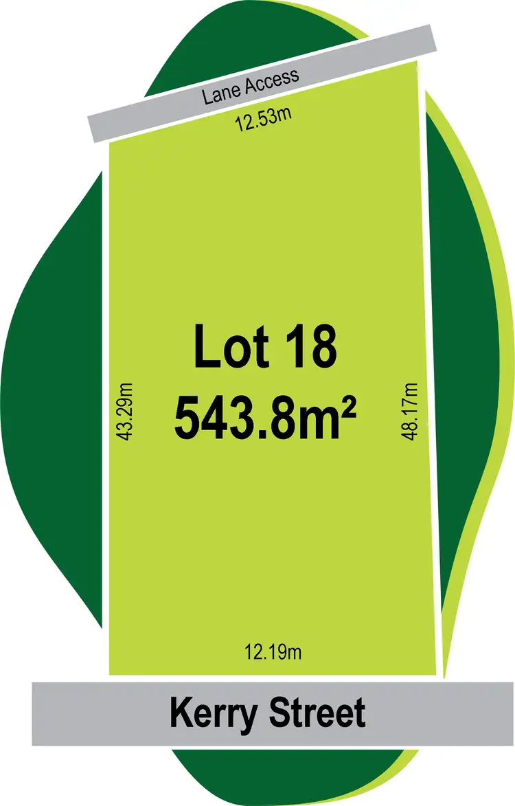 Floorplan of Homely land listing, Lot 18 Kerry Street, Yerranderie NSW 2787