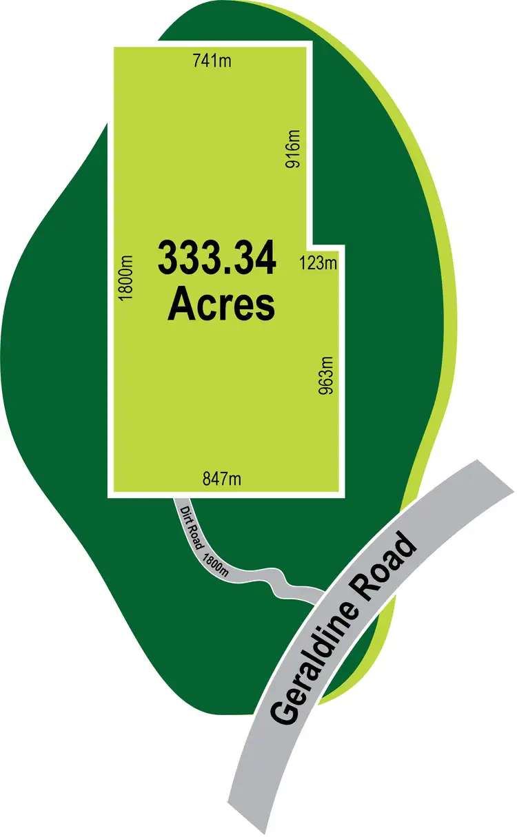 Floorplan of Homely land listing, 276 Geraldine Road, Walcha NSW 2354