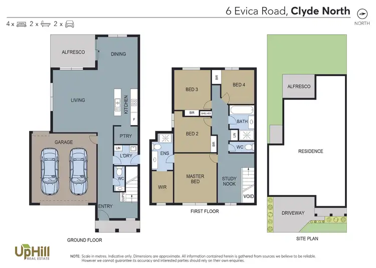 Floorplan of Homely house listing, 6 Evica Road, Clyde North VIC 3978