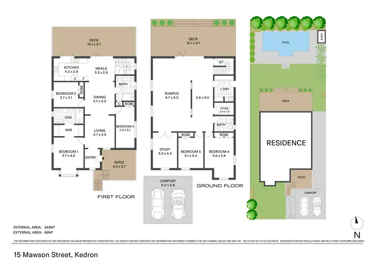 Floorplan of Homely house listing, 15 Mawson Street, Kedron QLD 4031