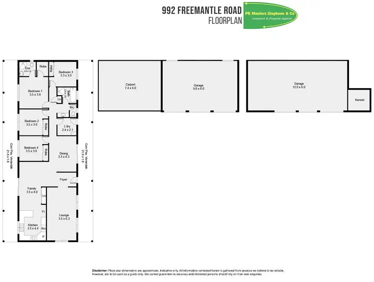 Floorplan of Homely rural property listing, 992 Freemantle Road, Billywillinga NSW 2795