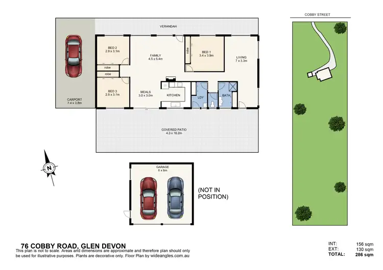 Floorplan of Homely house listing, 76 Cobby Road, Glan Devon QLD 4615