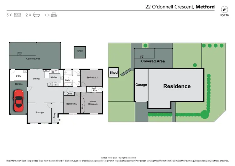 Floorplan of Homely house listing, 22 O'Donnell Crescent, Metford NSW 2323