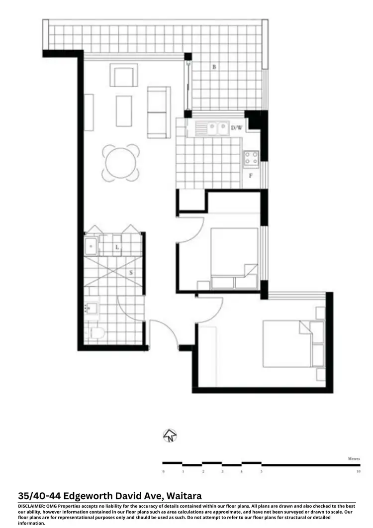 Floorplan of Homely apartment listing, 35/40-44 Edgeworth David Avenue, Waitara NSW 2077