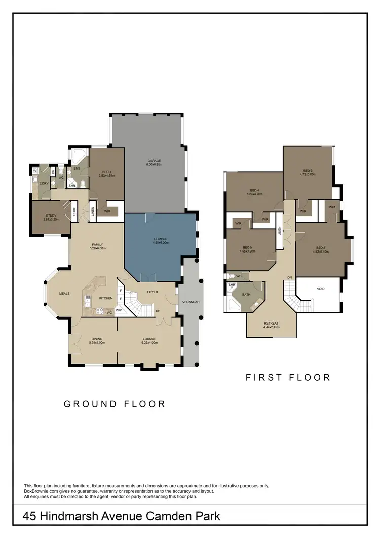 Floorplan of Homely house listing, 45 Hindmarsh Avenue, Camden Park NSW 2570