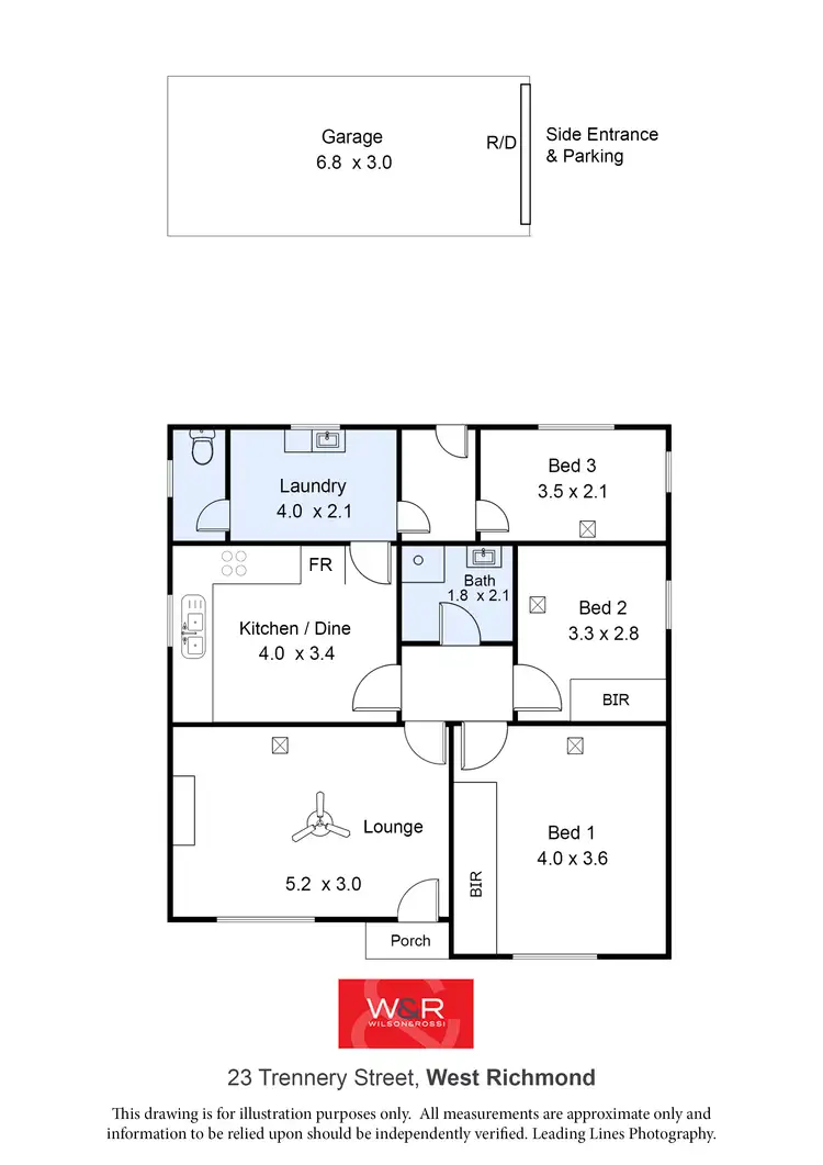 Floorplan of Homely house listing, 23 Trennery Street, West Richmond SA 5033