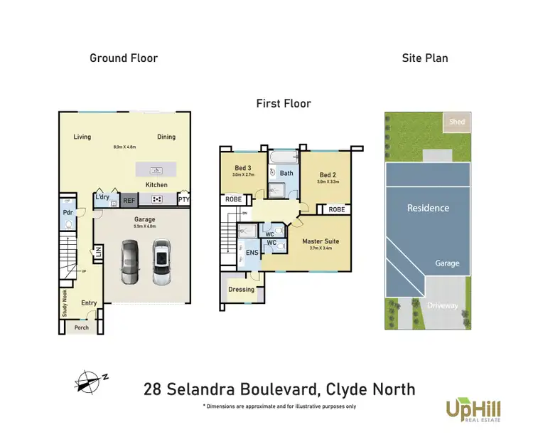 Floorplan of Homely house listing, 28 Selandra Boulevard, Clyde North VIC 3978