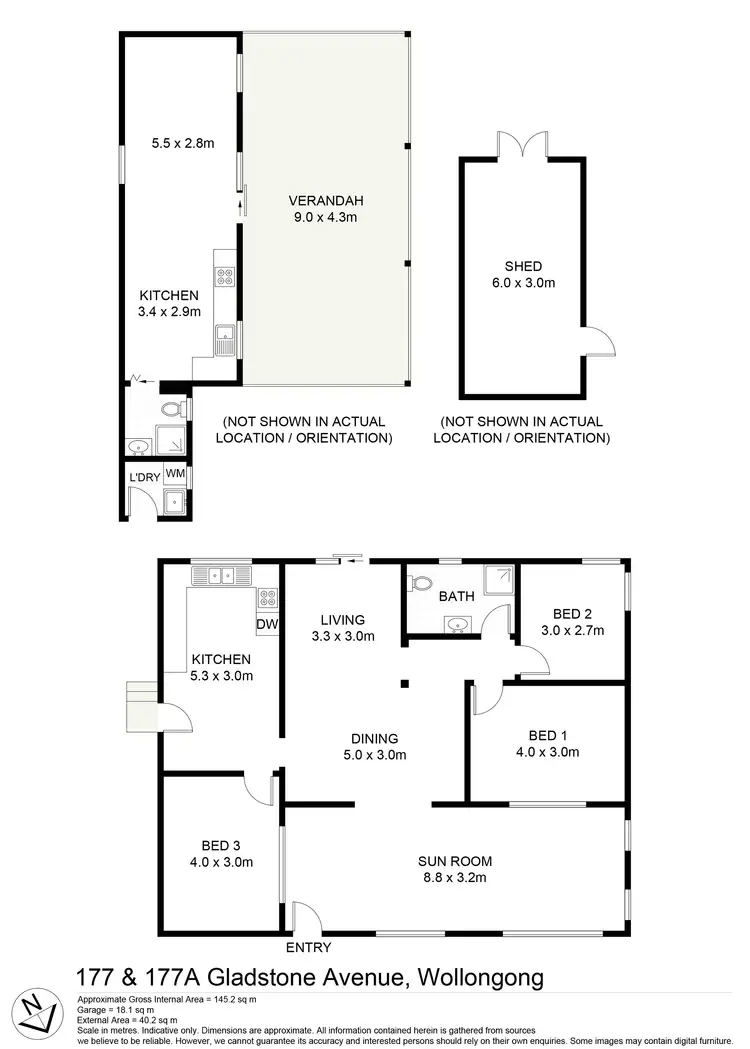 Floorplan of Homely house listing, 177 Gladstone Avenue, Mount Saint Thomas NSW 2500
