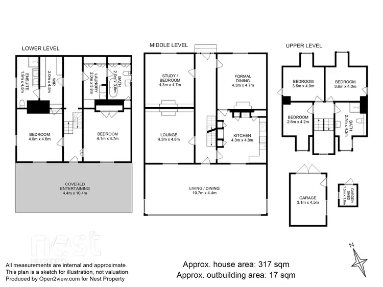 Floorplan of Homely house listing, 22 St Georges Terrace, Battery Point TAS 7004