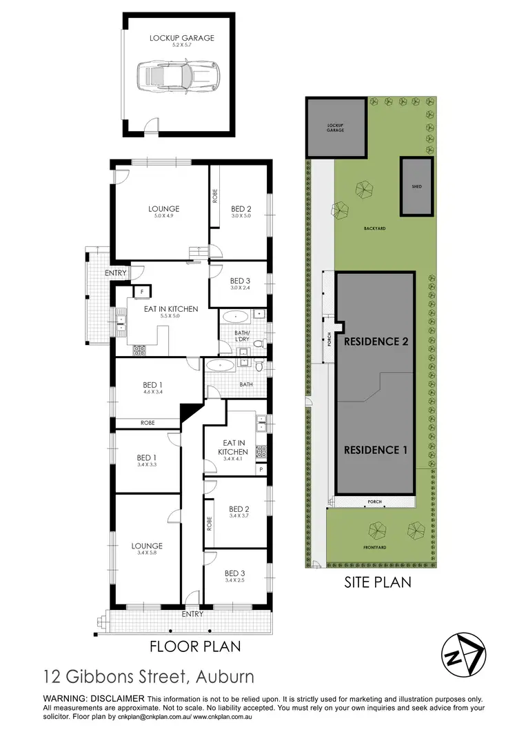 Floorplan of Homely house listing, 12 Gibbons Street, Auburn NSW 2144