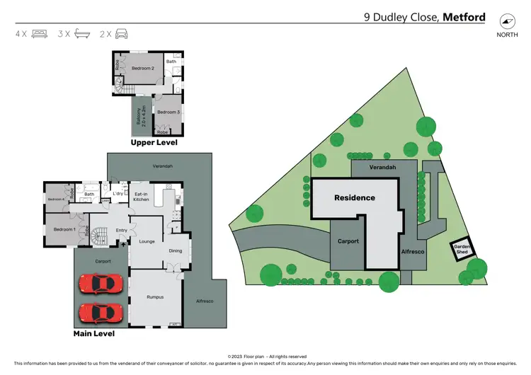 Floorplan of Homely house listing, 9 Dudley Close, Metford NSW 2323