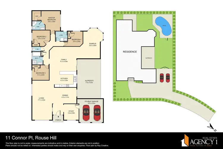 Floorplan of Homely house listing, 11 Connor Place, Rouse Hill NSW 2155