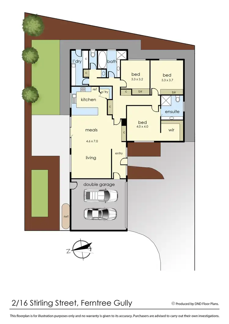 Floorplan of Homely unit listing, 2/16 Stirling Street, Ferntree Gully VIC 3156