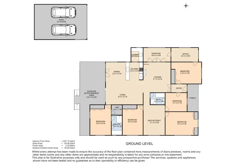 Floorplan of Homely house listing, 46 Bridge Street, East Toowoomba QLD 4350