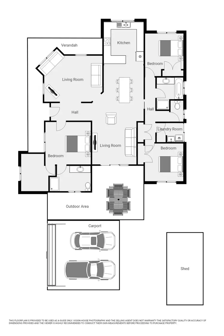 Floorplan of Homely house listing, 22A Marsden Drive, Mildura VIC 3500