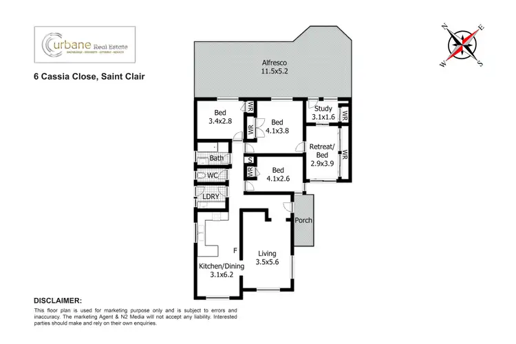 Floorplan of Homely house listing, 6 Cassia Close, St Clair NSW 2759