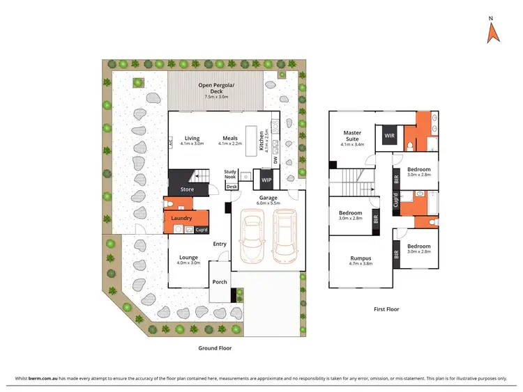 Floorplan of Homely house listing, 1 Hadley Street, Charlemont VIC 3217