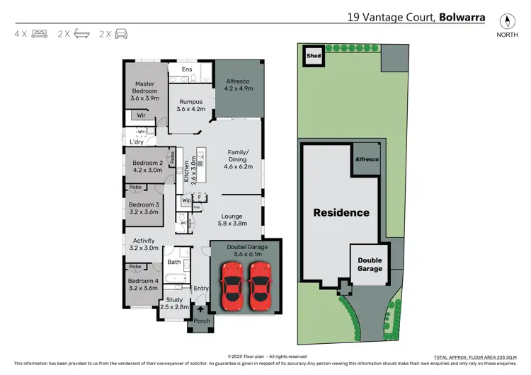 Floorplan of Homely house listing, 19 Vantage Court, Bolwarra NSW 2320