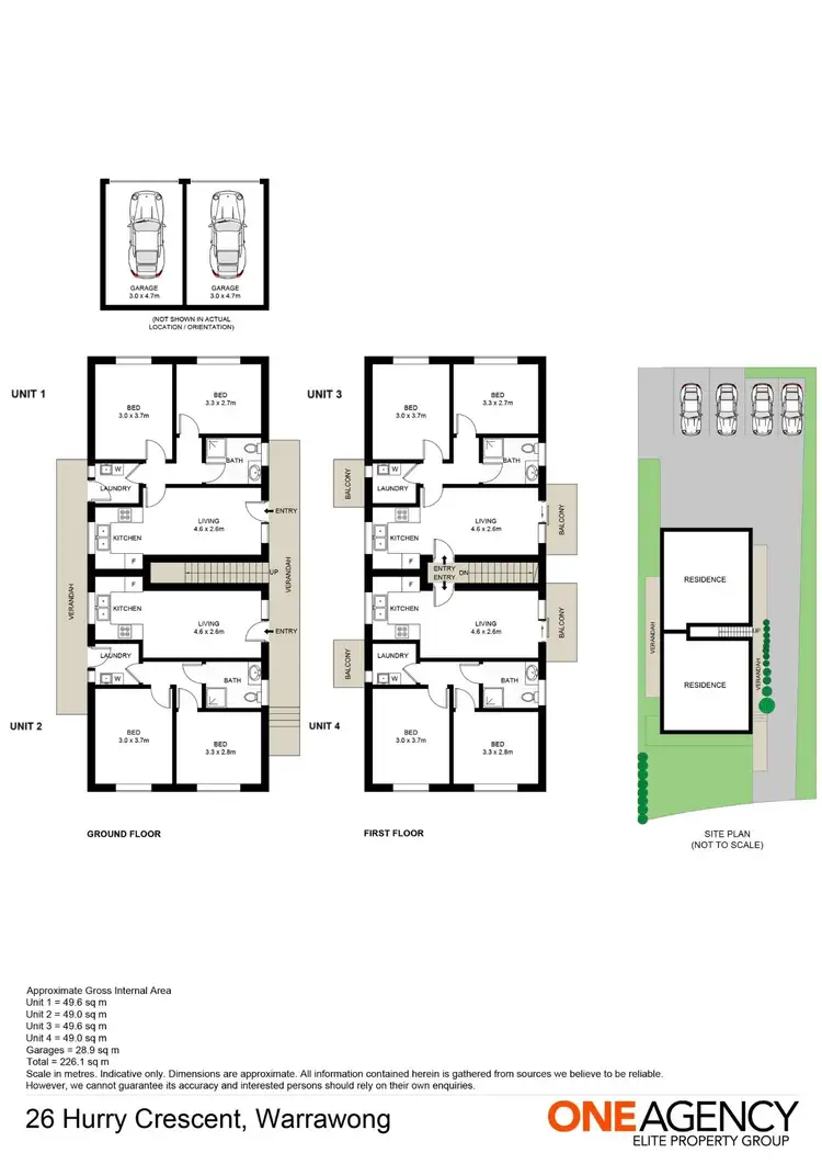 Floorplan of Homely townhouse listing, 26 Hurry Crescent, Warrawong NSW 2502