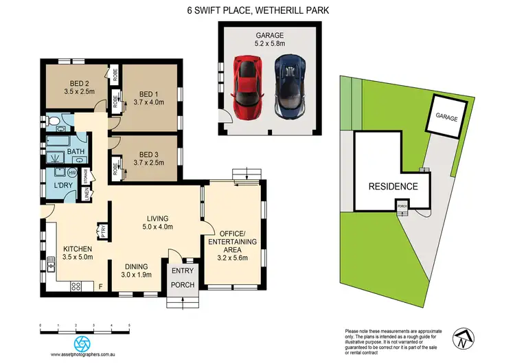 Floorplan of Homely house listing, 6 Swift Place, Wetherill Park NSW 2164