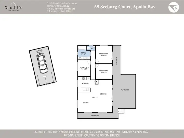Floorplan of Homely house listing, 65 Seeberg Court, Apollo Bay VIC 3233