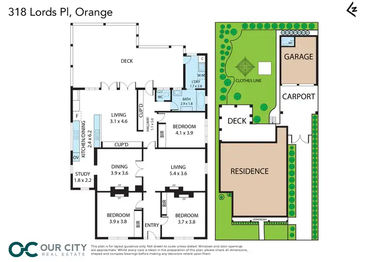 Floorplan of Homely house listing, 348 Lords Place, Orange NSW 2800