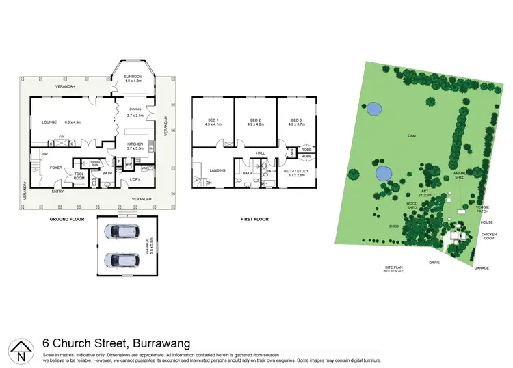 Floorplan of Homely rural property listing, 6 Church Street, Burrawang NSW 2577