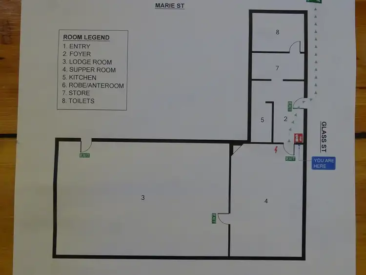 Floorplan of Homely studio listing, 2-4 Glass Street, Nagambie VIC 3608