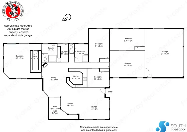 Floorplan of Homely house listing, 6-18 Brown Close, Moruya Heads NSW 2537