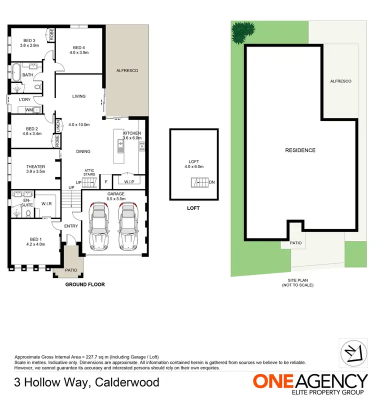 Floorplan of Homely house listing, 3 Hollow Way, Calderwood NSW 2527