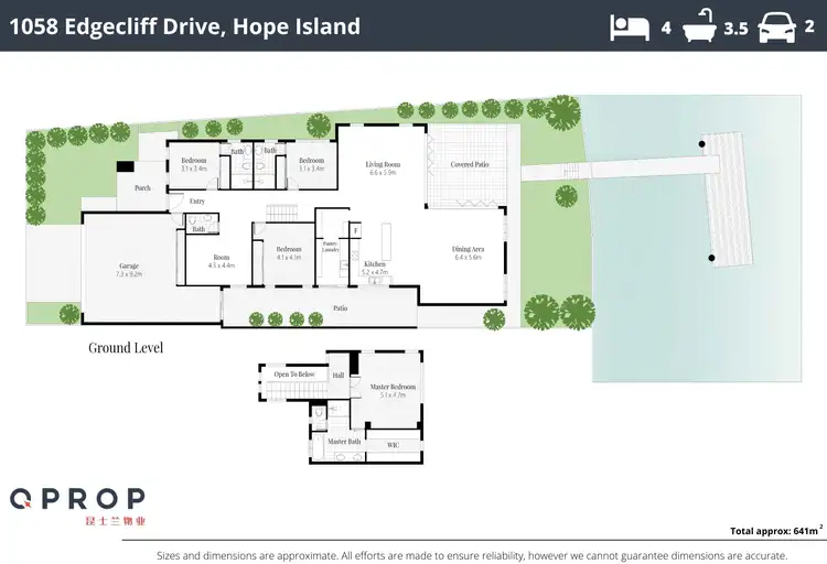 Floorplan of Homely house listing, 1058 Edgecliff Drive, Hope Island QLD 4212