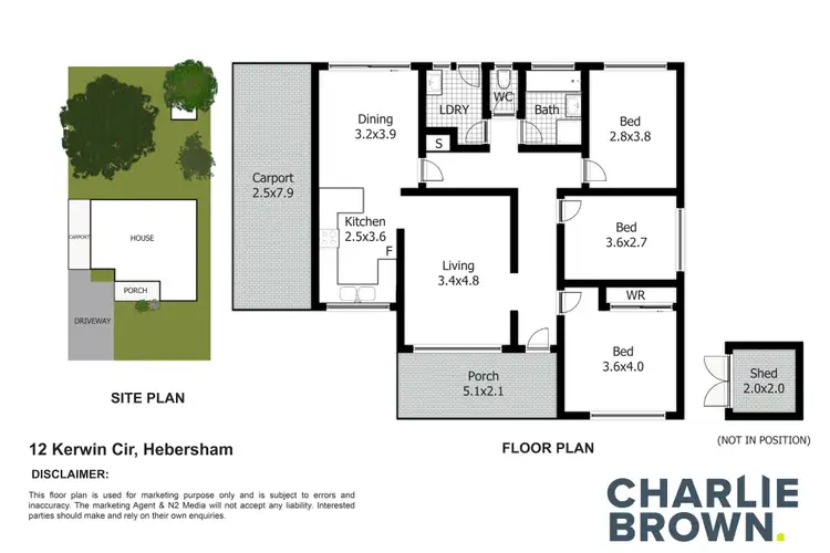 Floorplan of Homely house listing, 12 Kerwin Circle, Hebersham NSW 2770