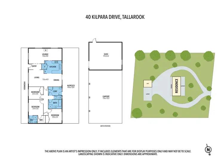Floorplan of Homely rural property listing, 40 Kilpara Drive, Tallarook VIC 3659