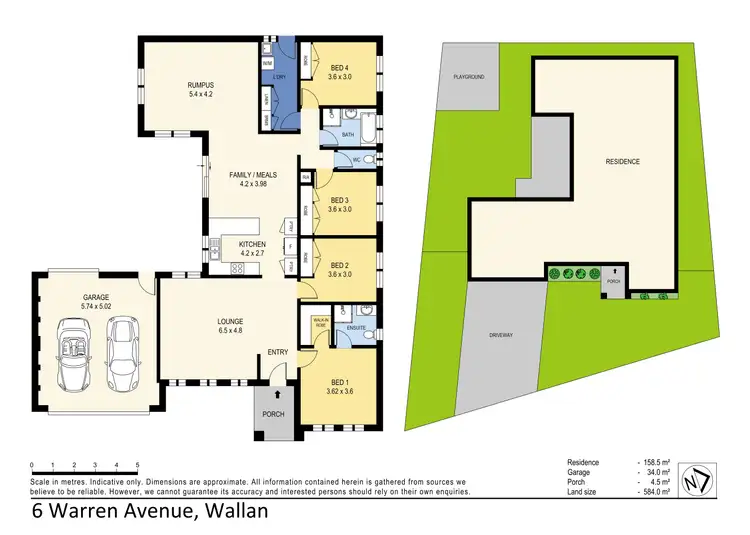Floorplan of Homely house listing, 6 Warren Avenue, Wallan VIC 3756