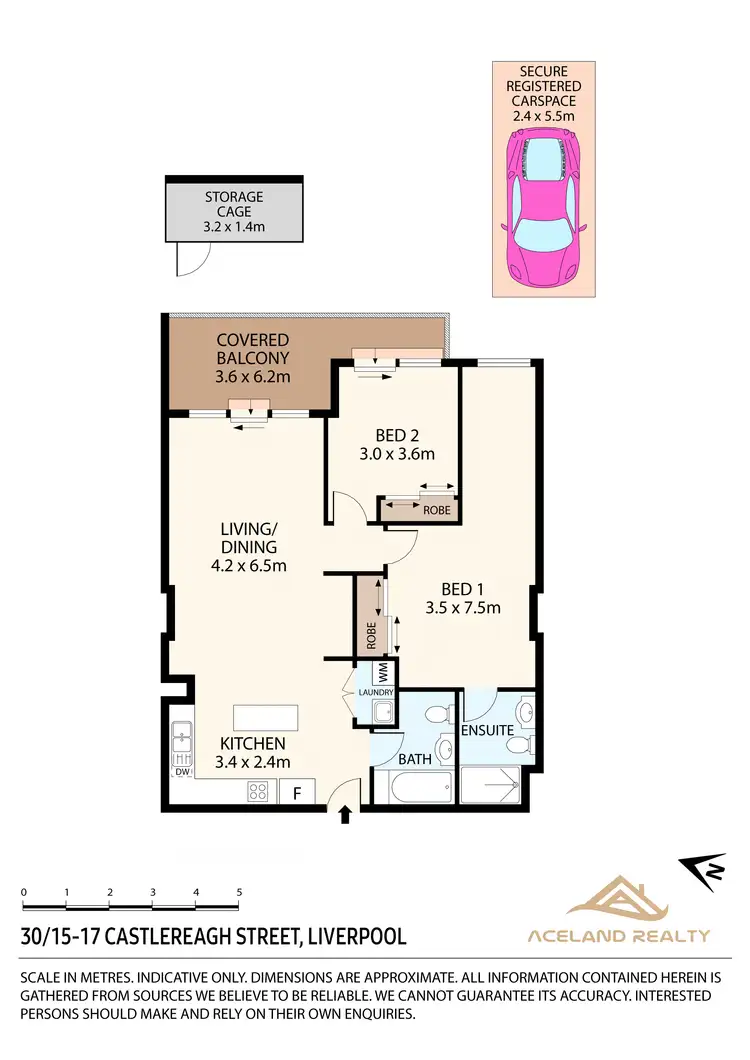 Floorplan of Homely apartment listing, 30/15 Castlereagh Street, Liverpool NSW 2170
